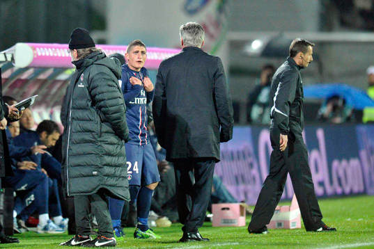 Fotboll, Franska ligan, Evian Thonon - PSG