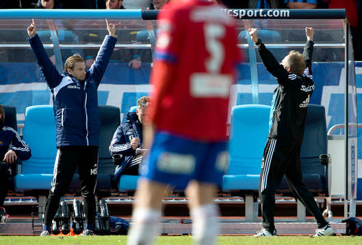 Anders Johansson och Martin Sundgren, tränare Djurgården.