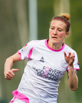 Malmös nr 31 Anja Mittag i omgång 4 i Damallsvenskan mellan Umeå IK FF och LdB FC Malmö
