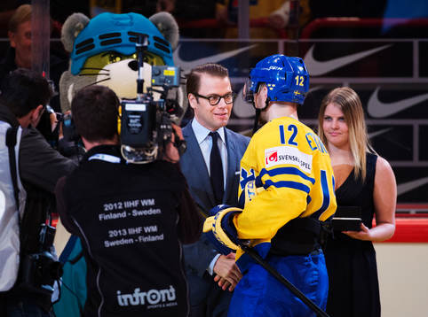 Sveriges Fredrik Pettersson får pris som matchens bästa