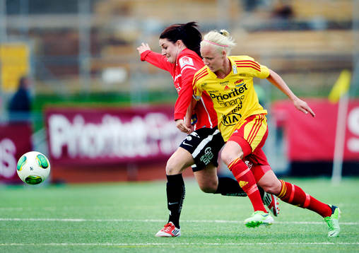  Josefin Johansson, Piteå, Caroline Seger, Tyresö. 