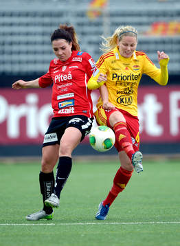  Clara Markstedt, Piteå och Lisa Dahlqvist, Tyresö. 