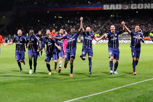  PSG Champion - 12.05.2013 - Lyon / Paris Saint Germain - 36e journee Ligue 1