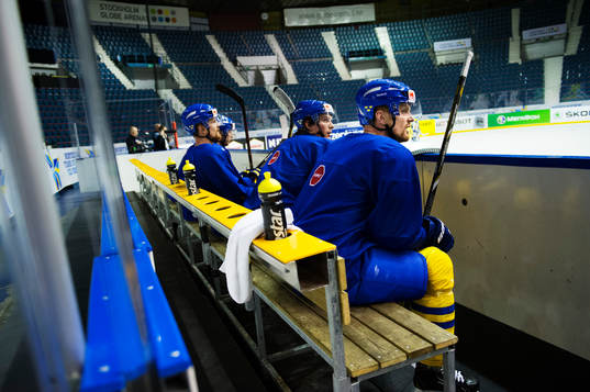 Daniel Sedin, Petter Granberg, Loui Eriksson och Henrik