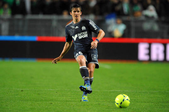  Fotboll, Franska ligan, Saint Etienne - Marseille: Joey BARTON -  Saint Etienne / Marseille - 37eme journee de Ligue 1 - 