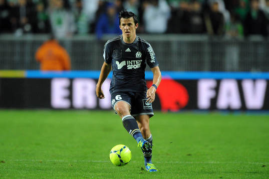  Fotboll, Franska ligan, Saint Etienne - Marseille: Joey BARTON -  Saint Etienne / Marseille - 37eme journee de Ligue 1 - 