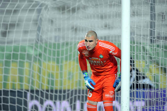  Fotboll, Franska ligan, Saint Etienne - Marseille: Stephane RUFFIER -  Saint Etienne / Marseille - 37eme journee de Ligue 1 - 