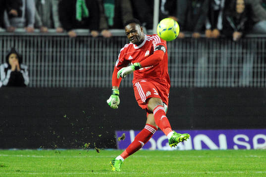  Fotboll, Franska ligan, Saint Etienne - Marseille: Steve MANDANDA -  Saint Etienne / Marseille - 37eme journee de Ligue 1 - 