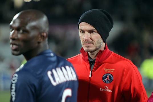  Zoumana CAMARA / David BECKHAM - 26.05.2013 - Lorient / Paris Saint Germain - 38e journee Ligue 1