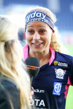  Linköping Charlotte Rohlin gjorde sitt första mål