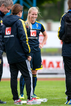  En glad Jenny Hjohlman, Sverige.