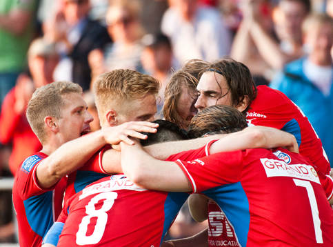  Mario Vasilj, jubel,  Öster 