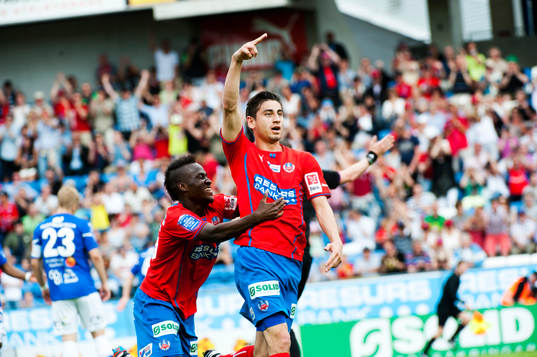  Alejandro Bedoya, jubel, Helsingborg