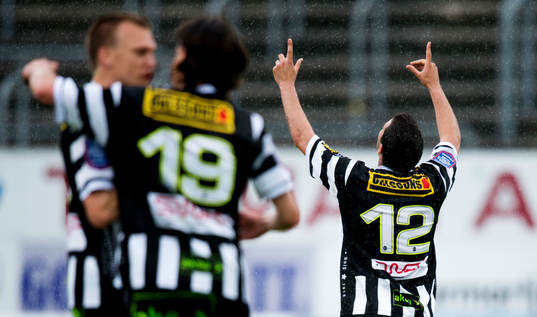 Alexander Nilsson, Landskrona BOIS, jublar