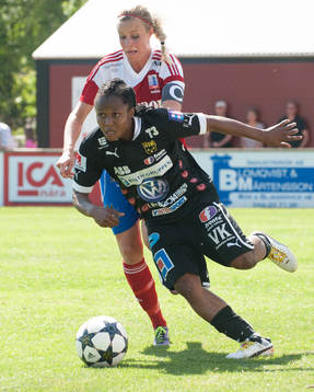  Sofie Andersson, Vittsjö och Ogonna Chukwudi, Umeå