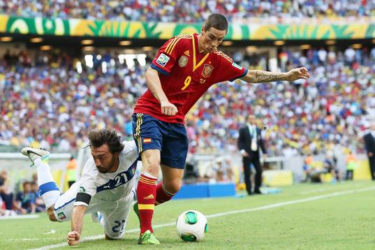 Andrea PIRLO /  FERNANDO TORRES  - 27.06.2013 - Espagne /