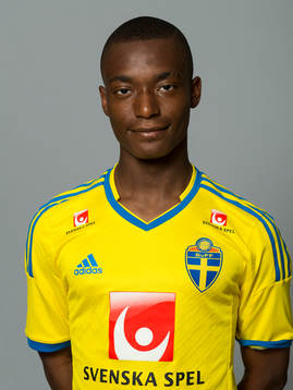 William Sheriff spelar i det svenska P17 landslaget i fotboll, den 10 juli 2013 i Stockholm, Sverige.