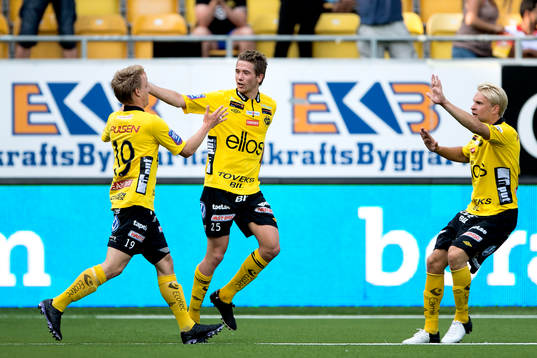Jubel hos Elfsborg efter mål