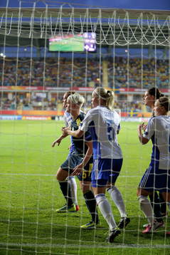 Sveriges Nilla Fischer alltid framme för att göra mål