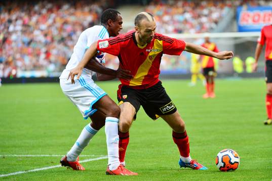  Kassim Abdallah / Danijel LJUBOJA - 24.07.2013 - Lens / Marseille - Match Amical -