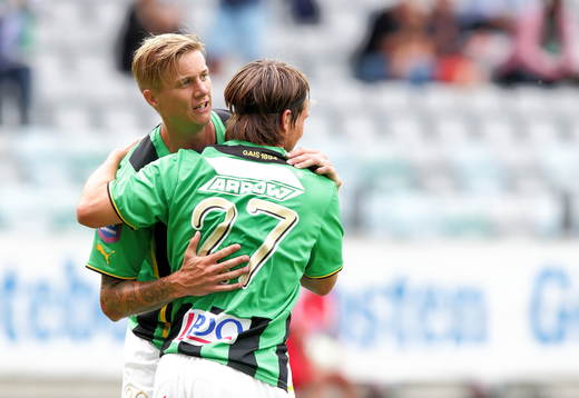 Jubel efter mål 1-0