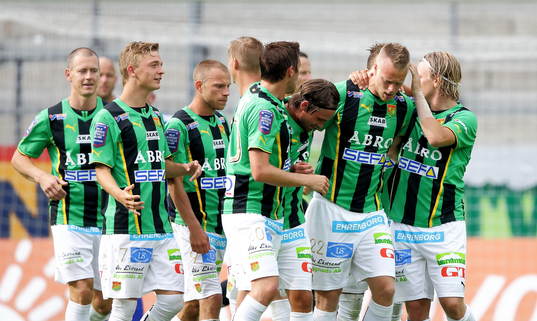 Jubel efter mål 2-0