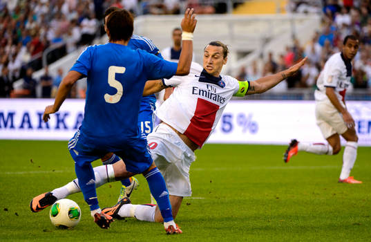 Paris Saint-Germans Zlatan Ibrahimovic