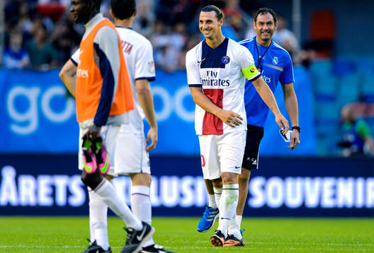 Paris Saint-Germans Zlatan Ibrahimovic