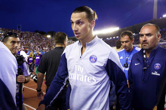 Paris Saint-Germans Zlatan Ibrahimovic