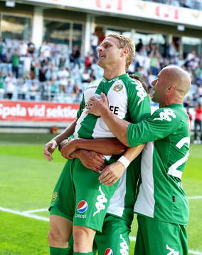 Jubel och mål 0-1