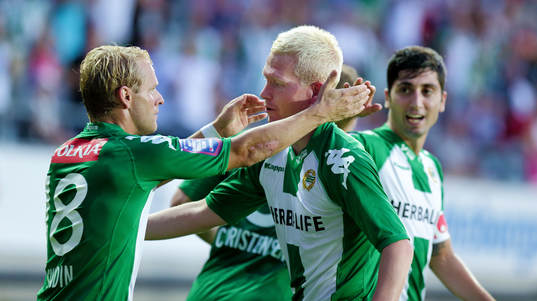Jubel efter mål 0-2