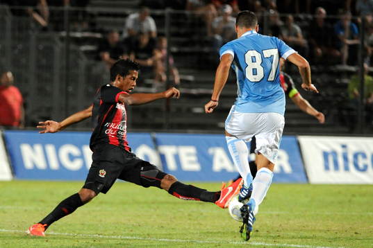  Albert Rafetraniaina / Antonio Candreva - 31.07.2013 - Nice / Lazio Rome - Match Amical 