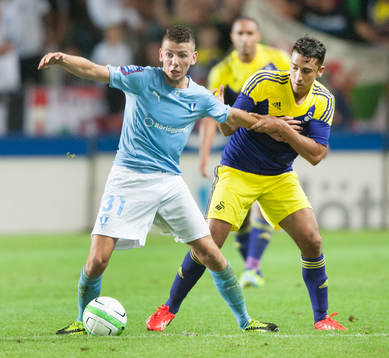  Erdal Rakip, Malmö FF och Neil Taylor, Swansea