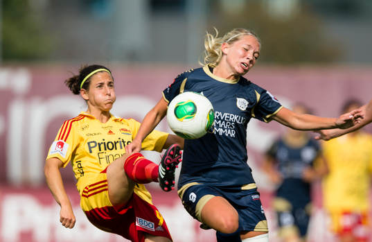 LdB Malmös Elin Rubensson och Tyresös Veronica Boquete