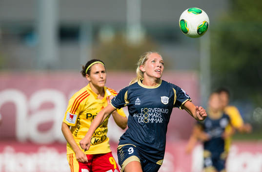 LdB Malmös Elin Rubensson och Tyresös Veronica Boquete