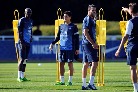  Samir NASRI / Adil RAMI - 12.08.2013 - Entrainement de l'Equipe de France