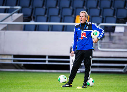 Förbundskapten Erik Hamrén