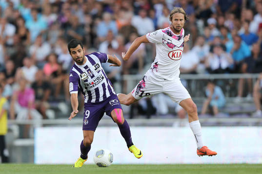  Eden Ben Basat / Jaroslav Plasil - 17.08.2013 - Toulouse / Bordeaux - 2 eme journee de Ligue 1 -