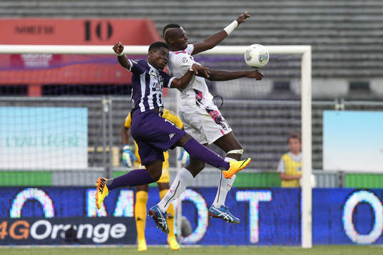  Cheick Diabate / Serge Aurier - 17.08.2013 - Toulouse / Bordeaux - 2 eme journee de Ligue 1 -