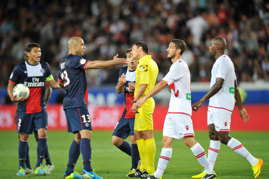  ALEX / Nicolas RAINVILLE / Maxwell SCHERRER  - 18.08.2013 - Paris Saint Germain / Ajaccio - 2eme journee de Ligue 1