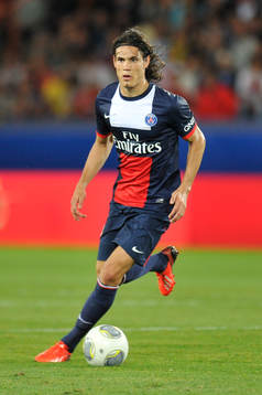  Edinson CAVANI  - 18.08.2013 - Paris Saint Germain / Ajaccio - 2eme journee de Ligue 1