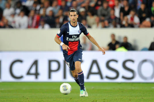  Javier PASTORE  - 18.08.2013 - Paris Saint Germain / Ajaccio - 2eme journee de Ligue 1