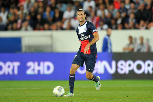  Javier PASTORE  - 18.08.2013 - Paris Saint Germain / Ajaccio - 2eme journee de Ligue 1