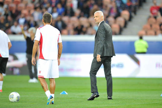 Fabrizio RAVANELLI / Adrian MUTU  - 18.08.2013 - Paris Saint Germain / Ajaccio - 2eme journee de Ligue 1
