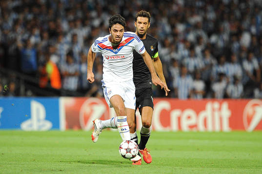  Clement GRENIER  - 20.08.2013 - Lyon / Real Sociedad - Ligue des Champions Play Off