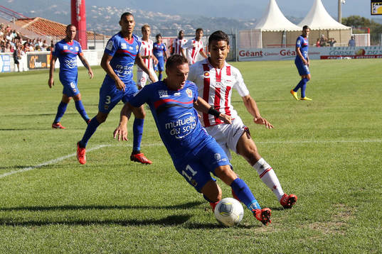  Benjamin ANDRE / Eric BEAUTHEAC - 25.08.2013 - Ajaccio / Nice - 3e journee Ligue 1