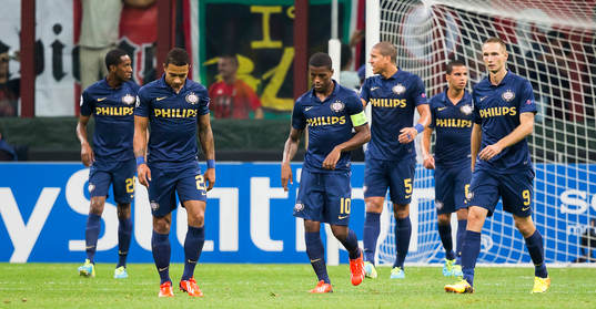MILAAN, AC Milan - PSV, voetbal, kwalificatie Champions