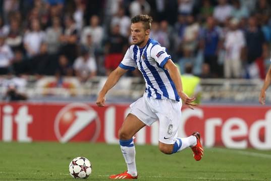  Haris Seferovic  - 28.08.2013 - Real Sociedad / Lyon - Champions League Play Off -