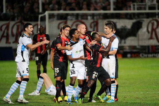  Didier Digard  / Nampalas Mendy- 29.08.2013 - Nice /  Apollon Limassol - Europa League 2013