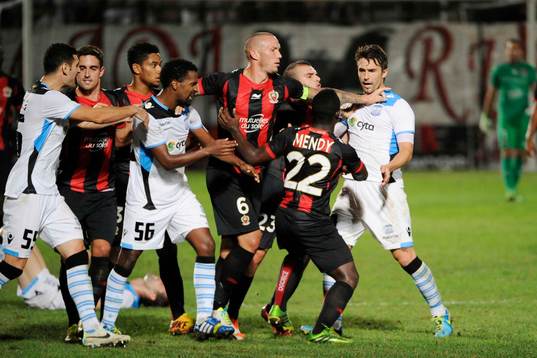  Didier Digard  / Nampalas Mendy- 29.08.2013 - Nice /  Apollon Limassol - Europa League 2013